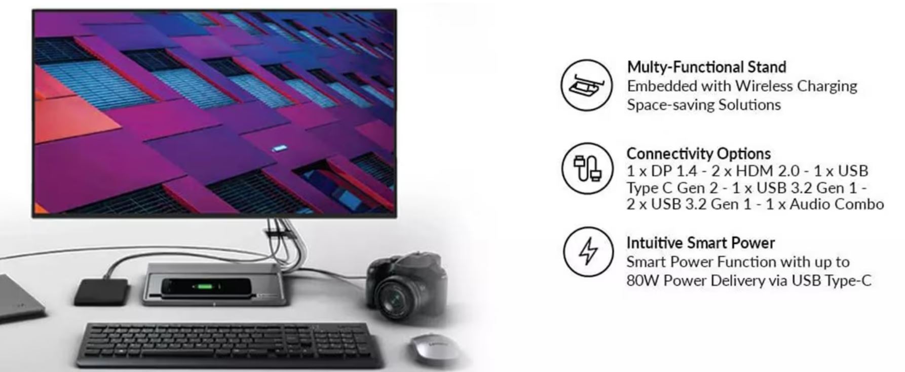 Lenovo Qreator 27 Wireless Charging Monitor